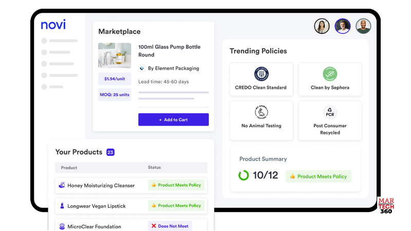 Novi Connect Raises $40 Million to Make Sustainability Accessible for Consumer Brands