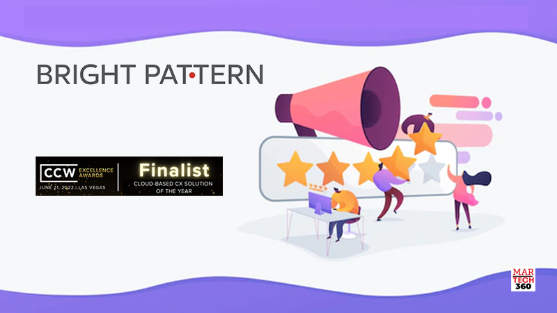 Bright Pattern Selected as Finalist for “Cloud-Based CX Solution of the Year” for Customer Contact Week (CCW) Excellence Awards