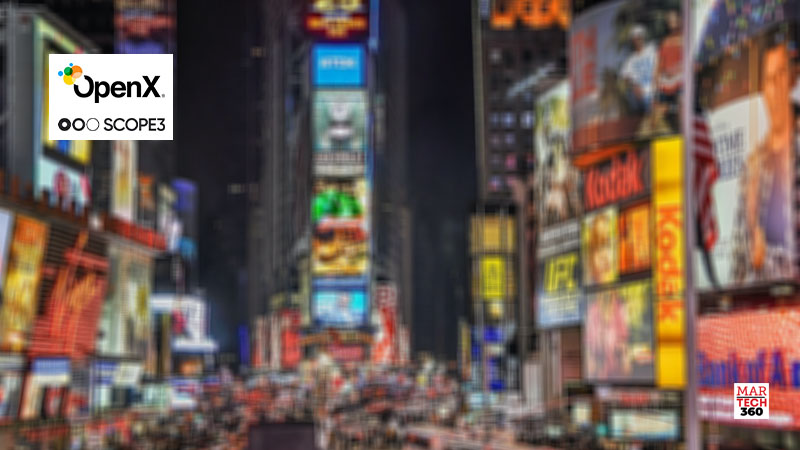 OPENX CONTINUES ON ITS ‘PATH TO NET-ZERO,’ PARTNERS WITH SCOPE3 TO HELP BRANDS AND AGENCIES MEASURE AND REDUCE THE CARBON IMPACT OF THEIR AD CAMPAIGNS
