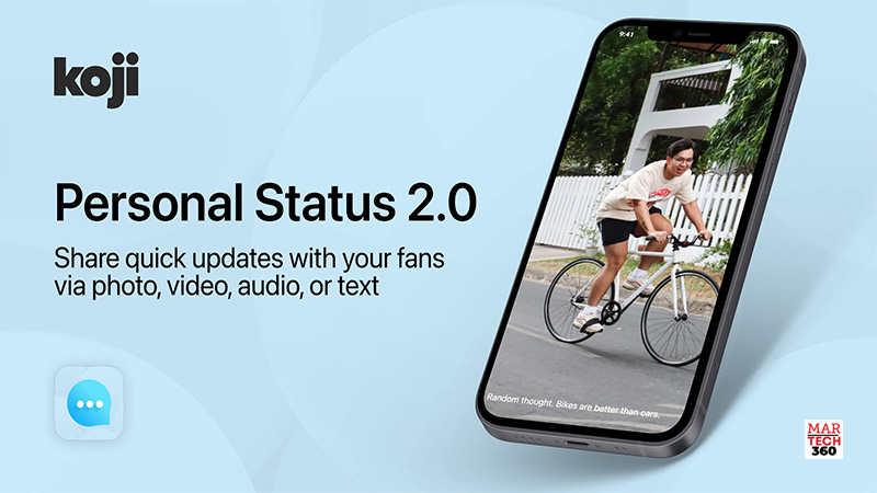 Creator Economy Platform Koji Announces “Personal Status 2.0” App