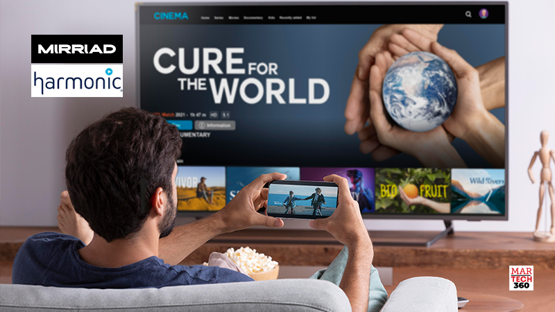 Harmonic and Mirriad Partner to Enable Premium, Targeted Dynamic Brand Insertion