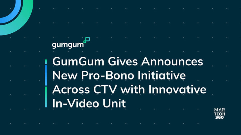 GumGum Launches Initiative to Drive Action, Attention, and Awareness for Advocacy Organisations Across CTV With Innovative In-Video Ad Unit