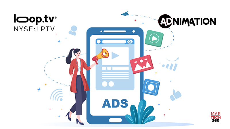 Loop Media Announces Strategic Partnership with Adnimation to Increase CTV Ad Revenue