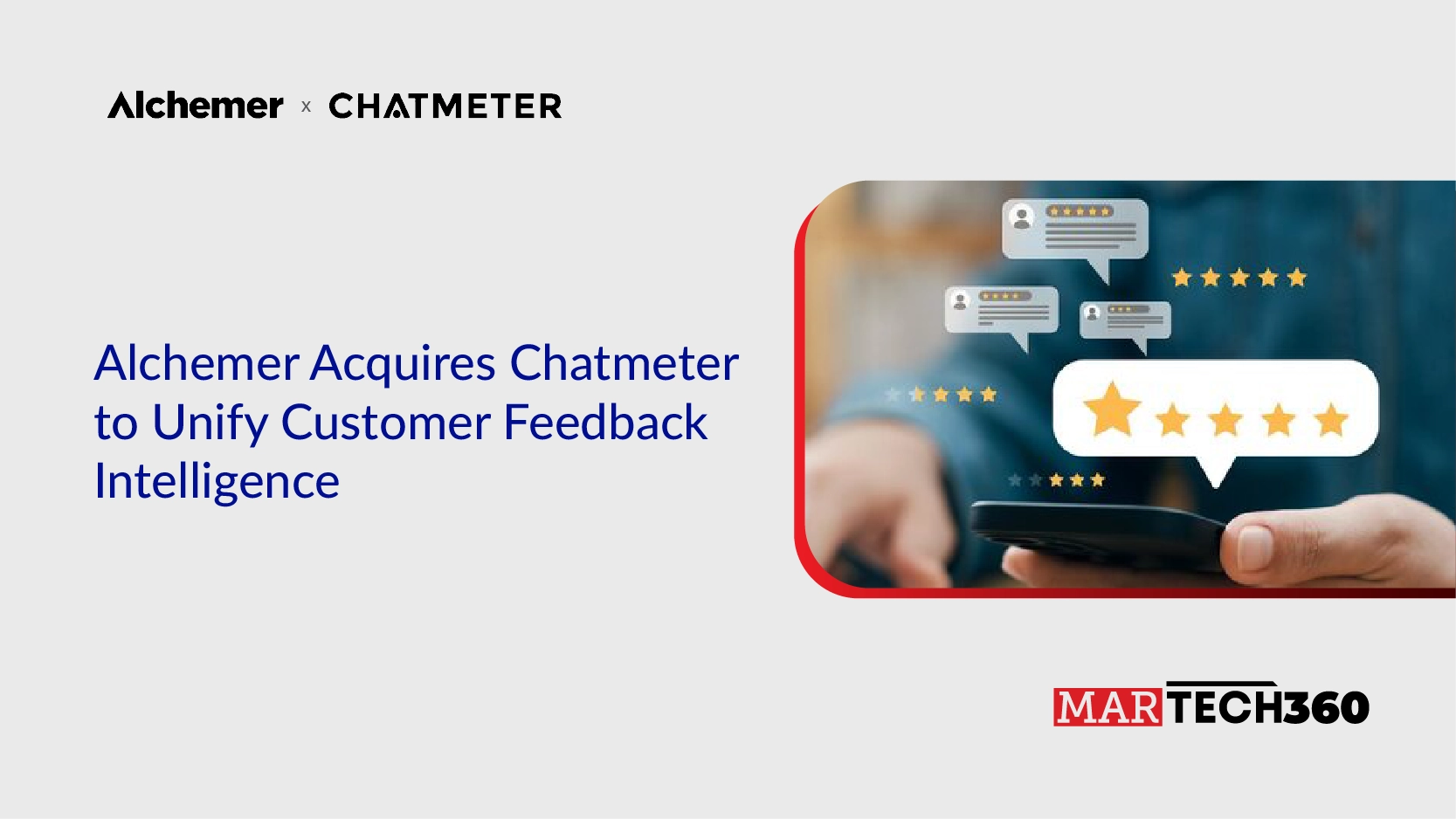 Alchemer Acquires Chatmeter to Unify Customer Feedback Intelligence