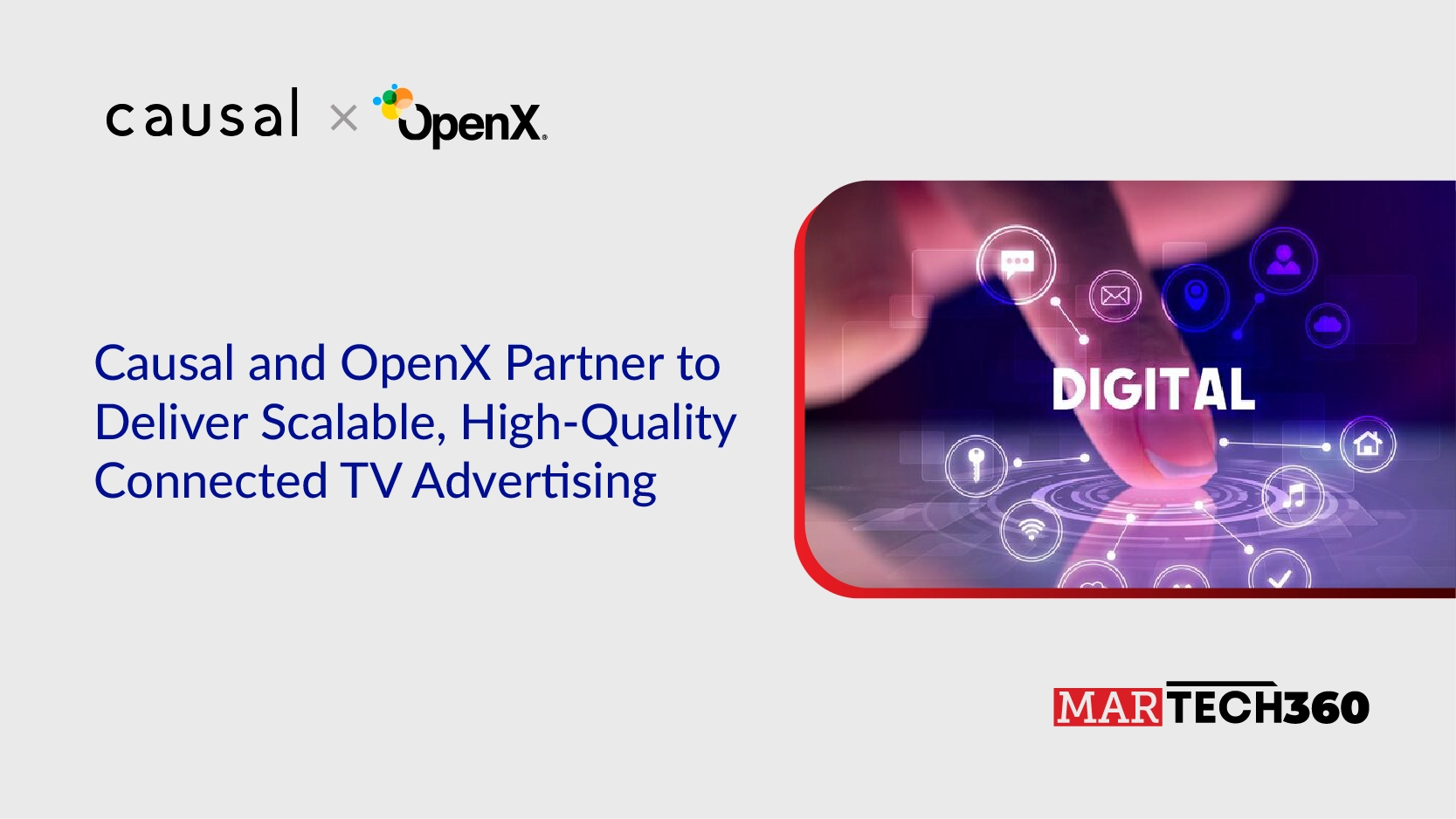 Causal and OpenX Partner to Deliver Scalable, High-Quality Connected TV Advertising