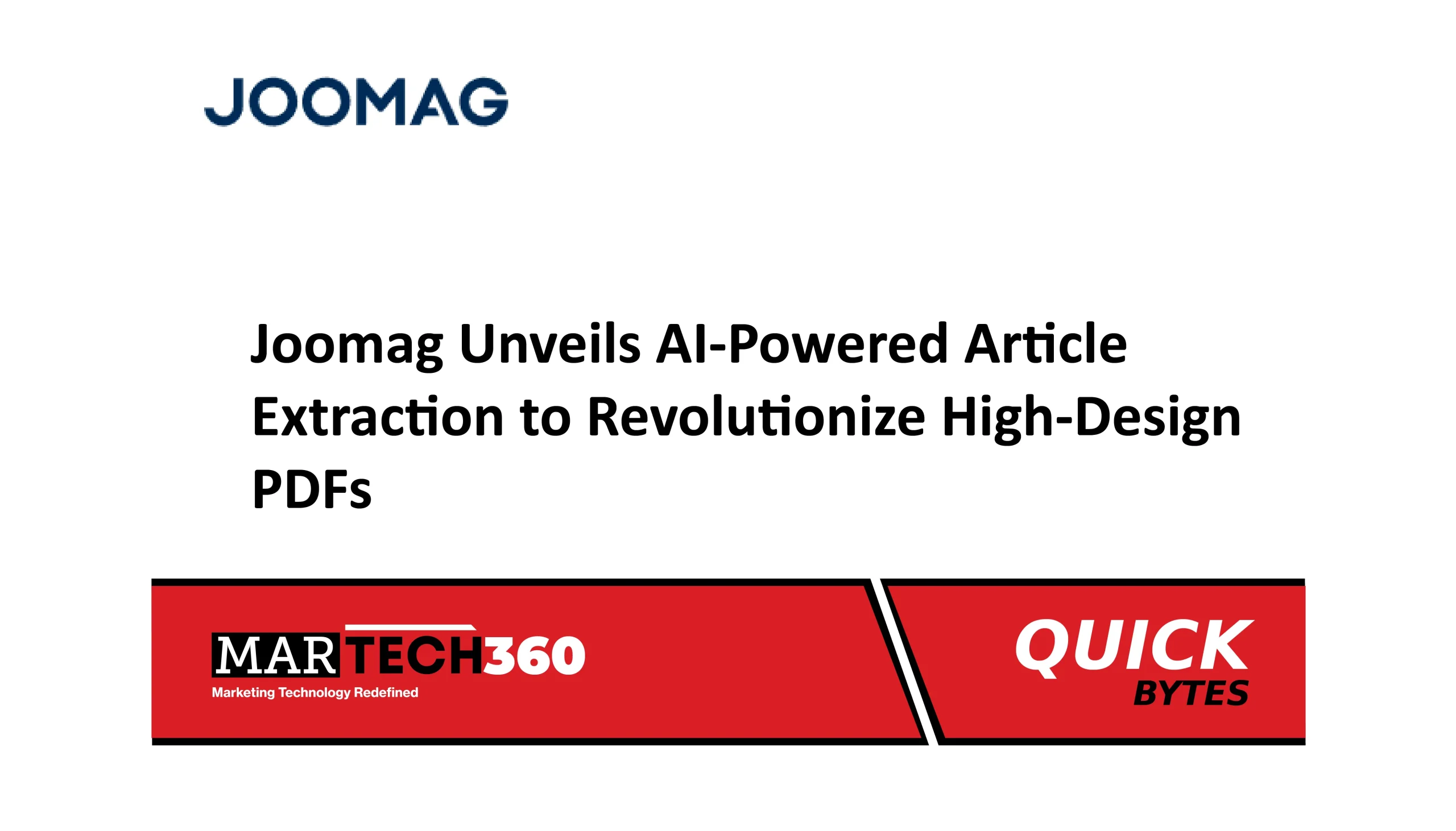 Joomag Unveils AI-Powered Article Extraction to Revolutionize High-Design PDFs