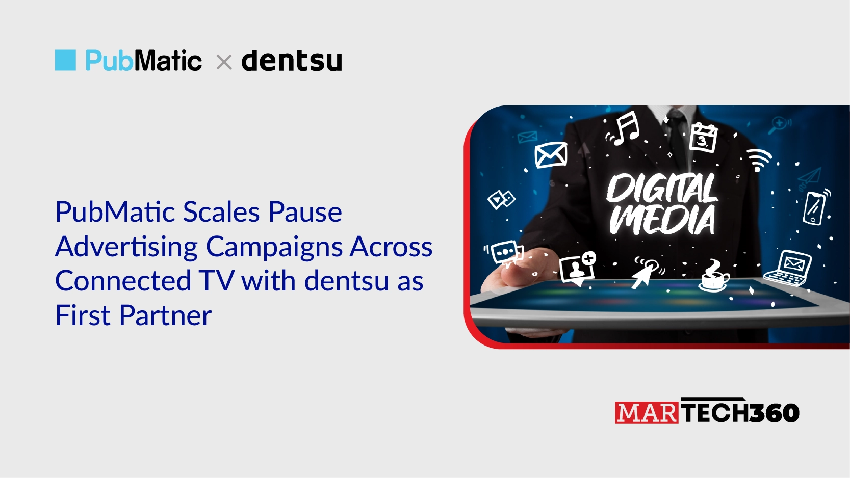 PubMatic Scales Pause Advertising Campaigns Across Connected TV with dentsu as First Partner