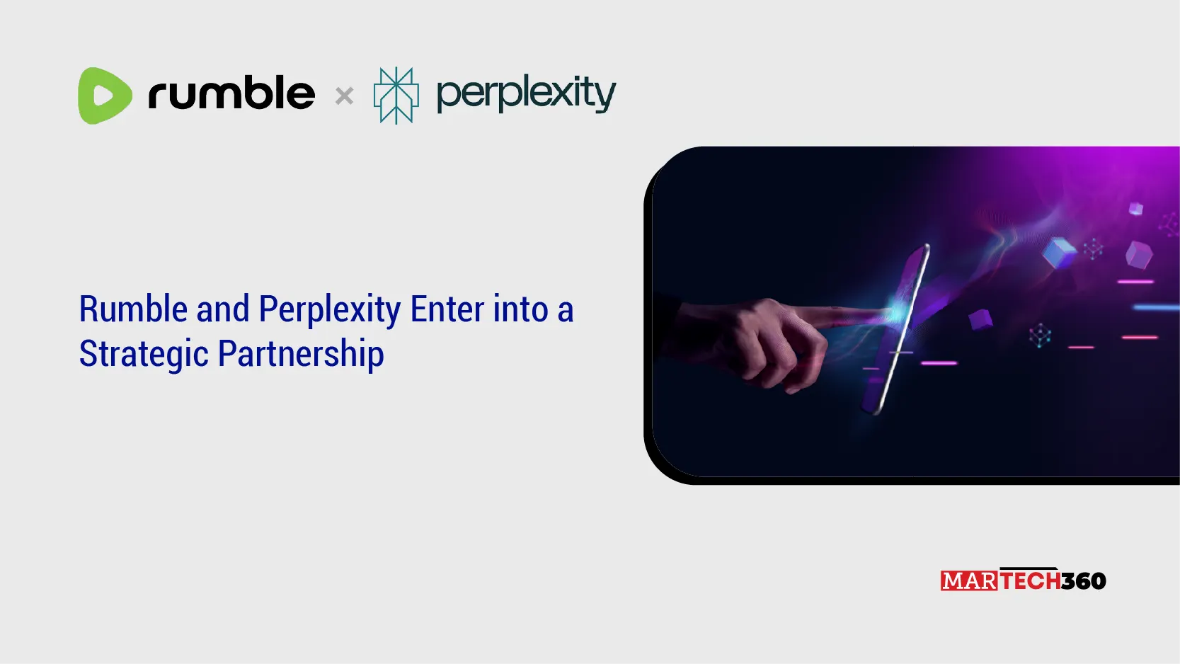 Rumble and Perplexity Enter into a Strategic Partnership