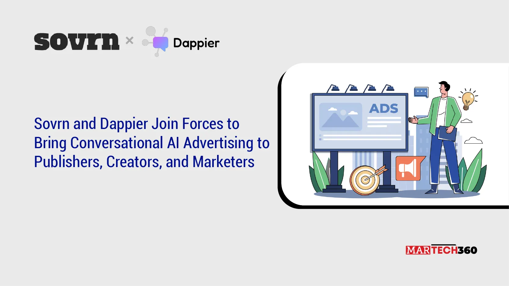 Sovrn and Dappier Join Forces to Bring Conversational AI Advertising to Publishers, Creators, and Marketers