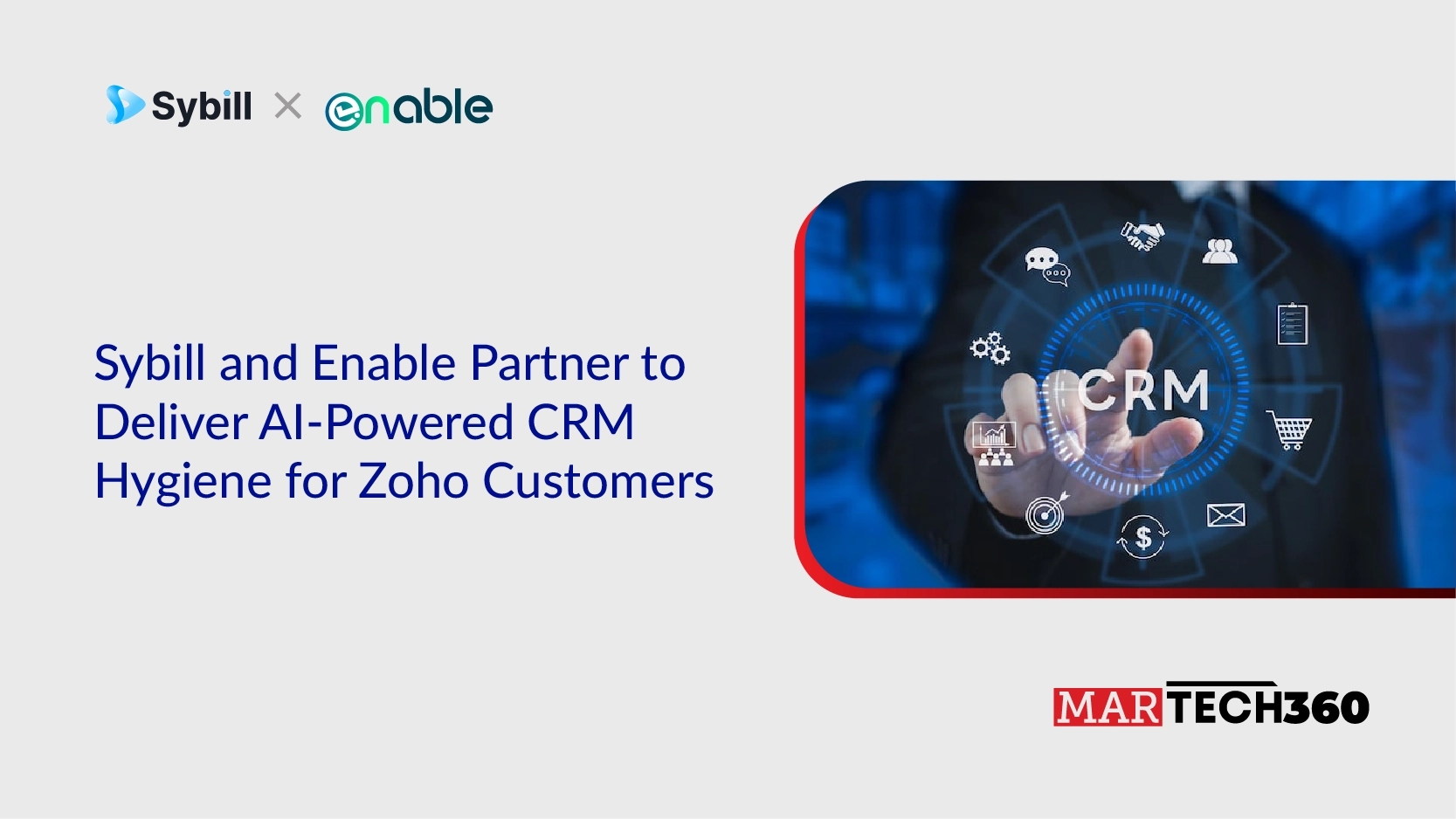 Sybill and Enable Partner to Deliver AI-Powered CRM Hygiene for Zoho Customers