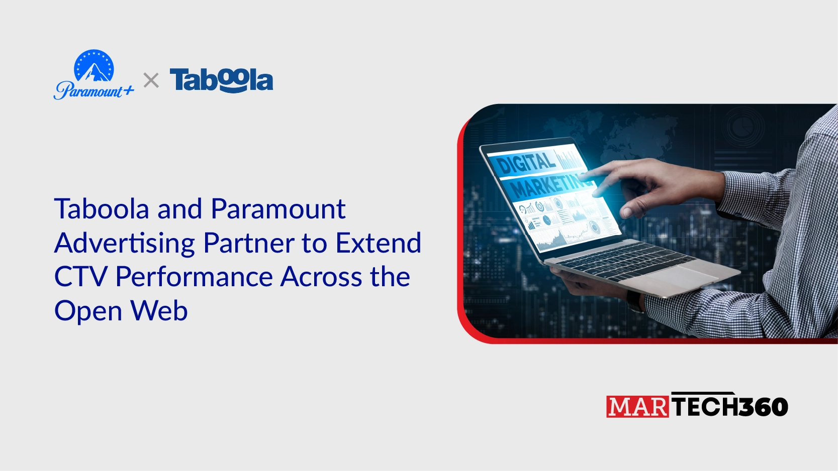 Taboola and Paramount Advertising Partner to Extend CTV Performance Across the Open Web